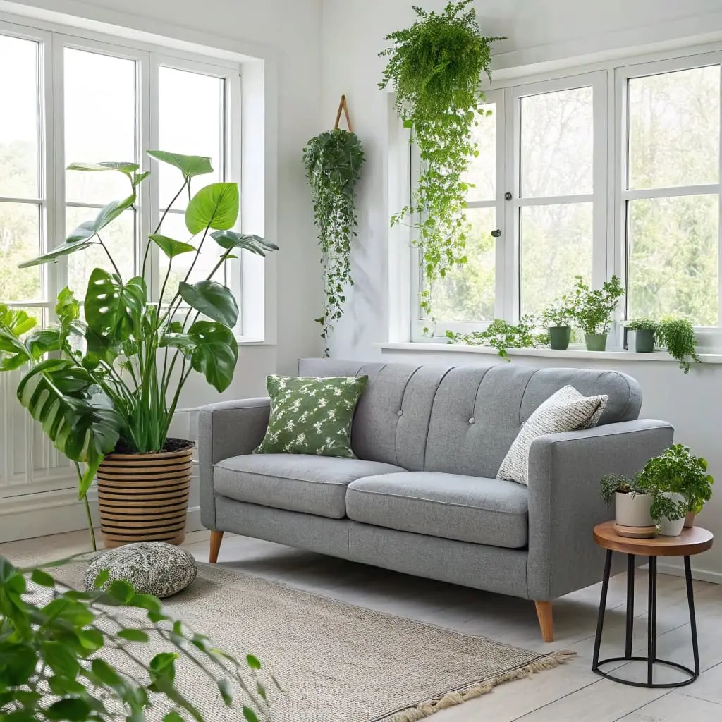 grey settee living room ideas