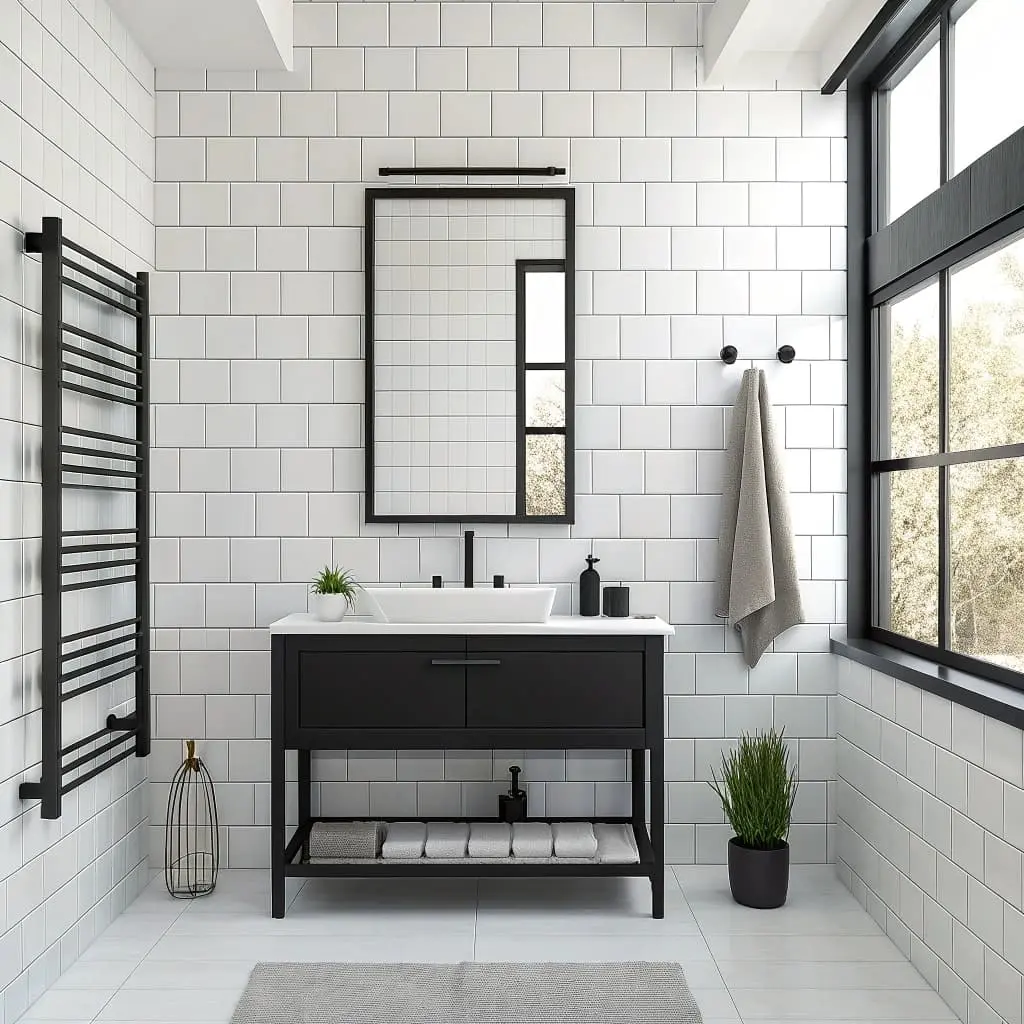 black and white decorative