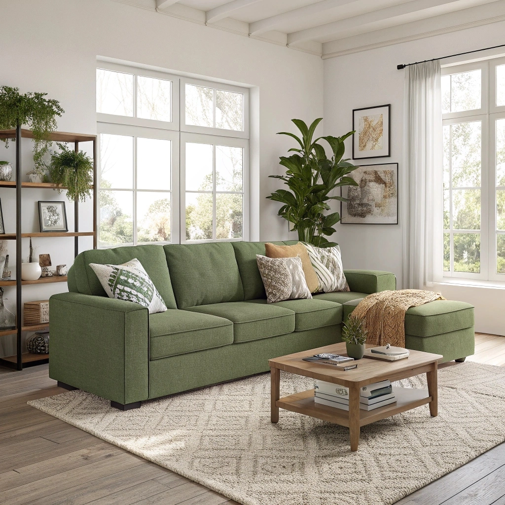 Green Modular Sofa