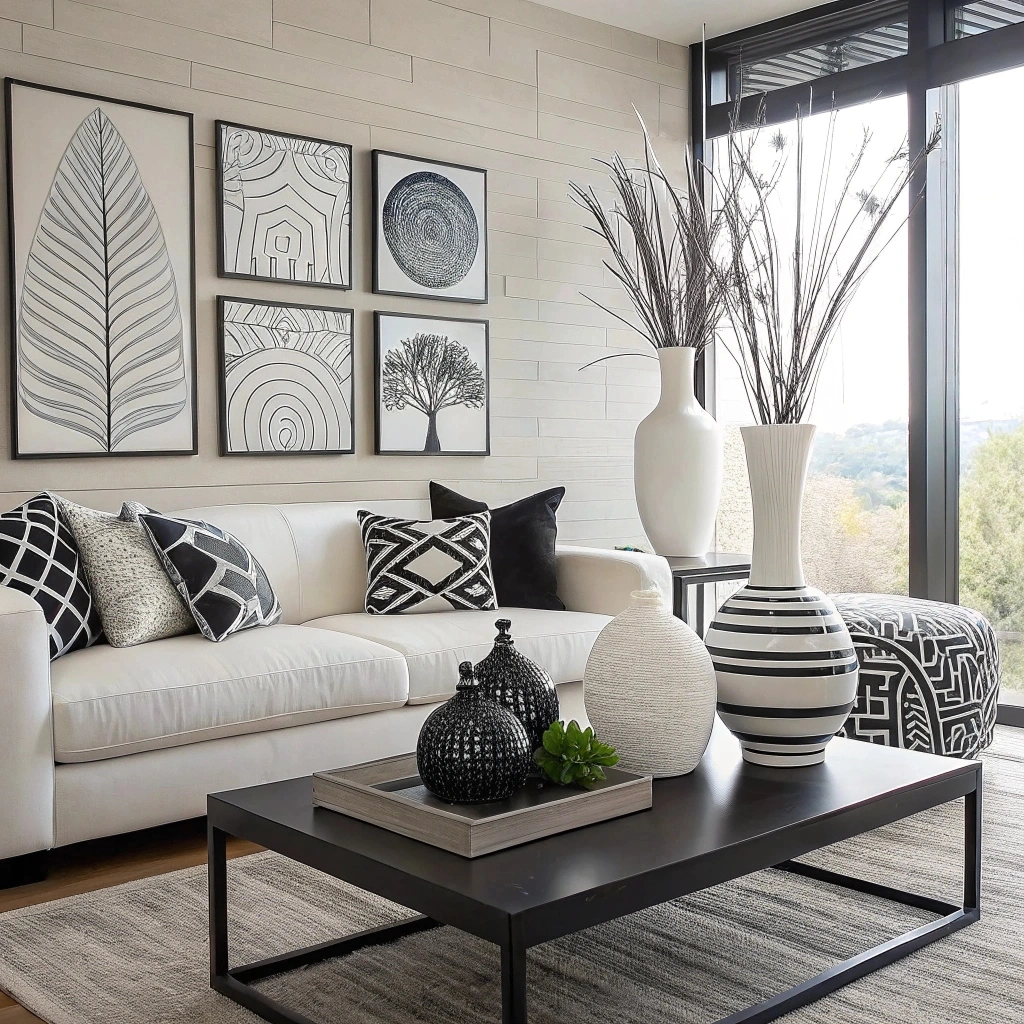 Black and White Home Decor Accessories