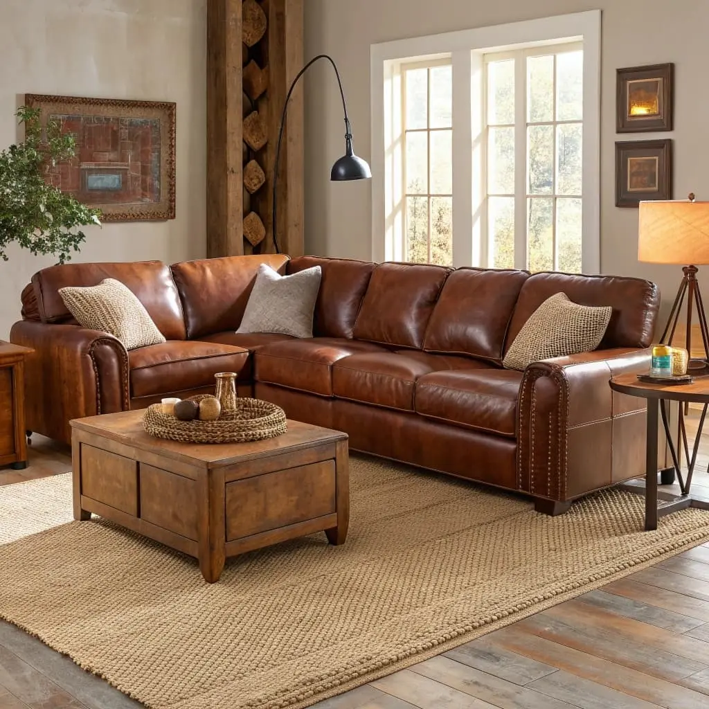 mid century modern sectional couch