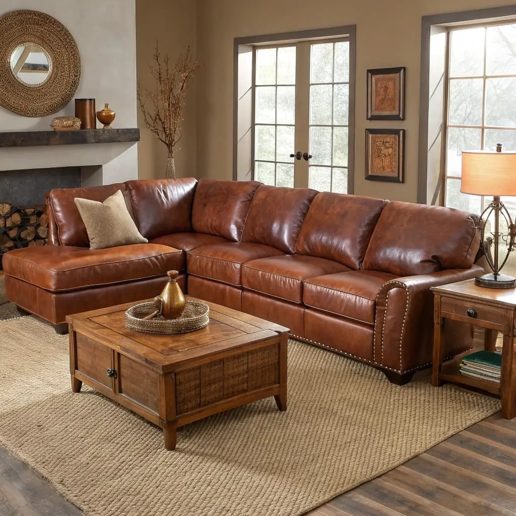 mid century modern sectional couch