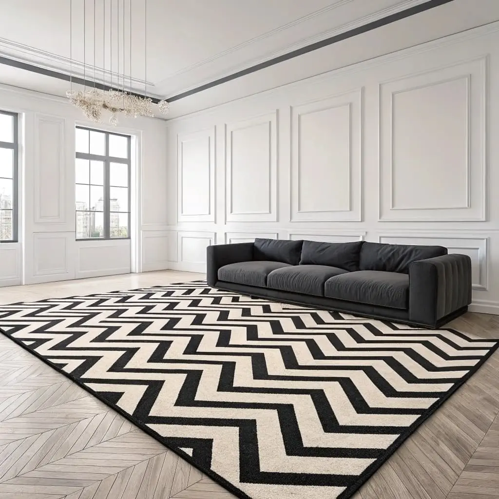 black and white decor