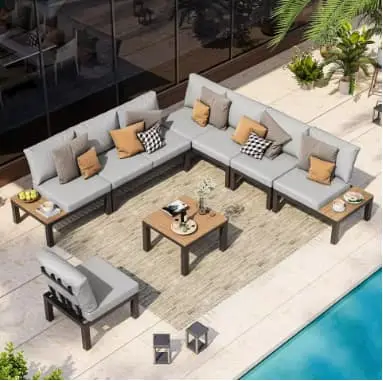powder coated aluminum patio furniture