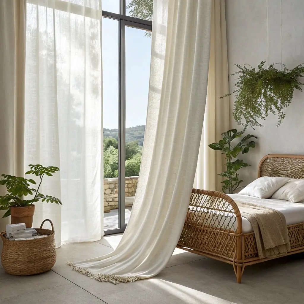 wicker queen bed frame