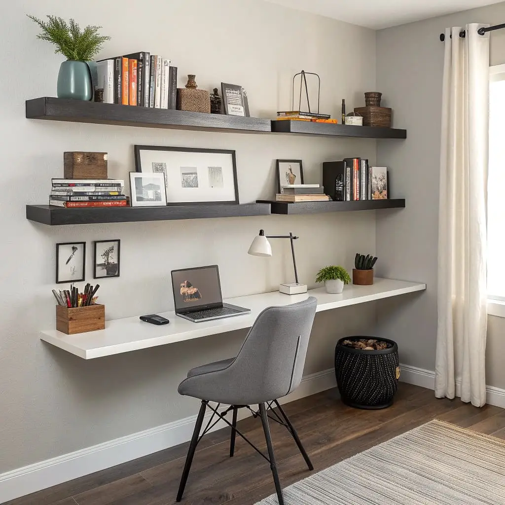 decorating a home office guest room