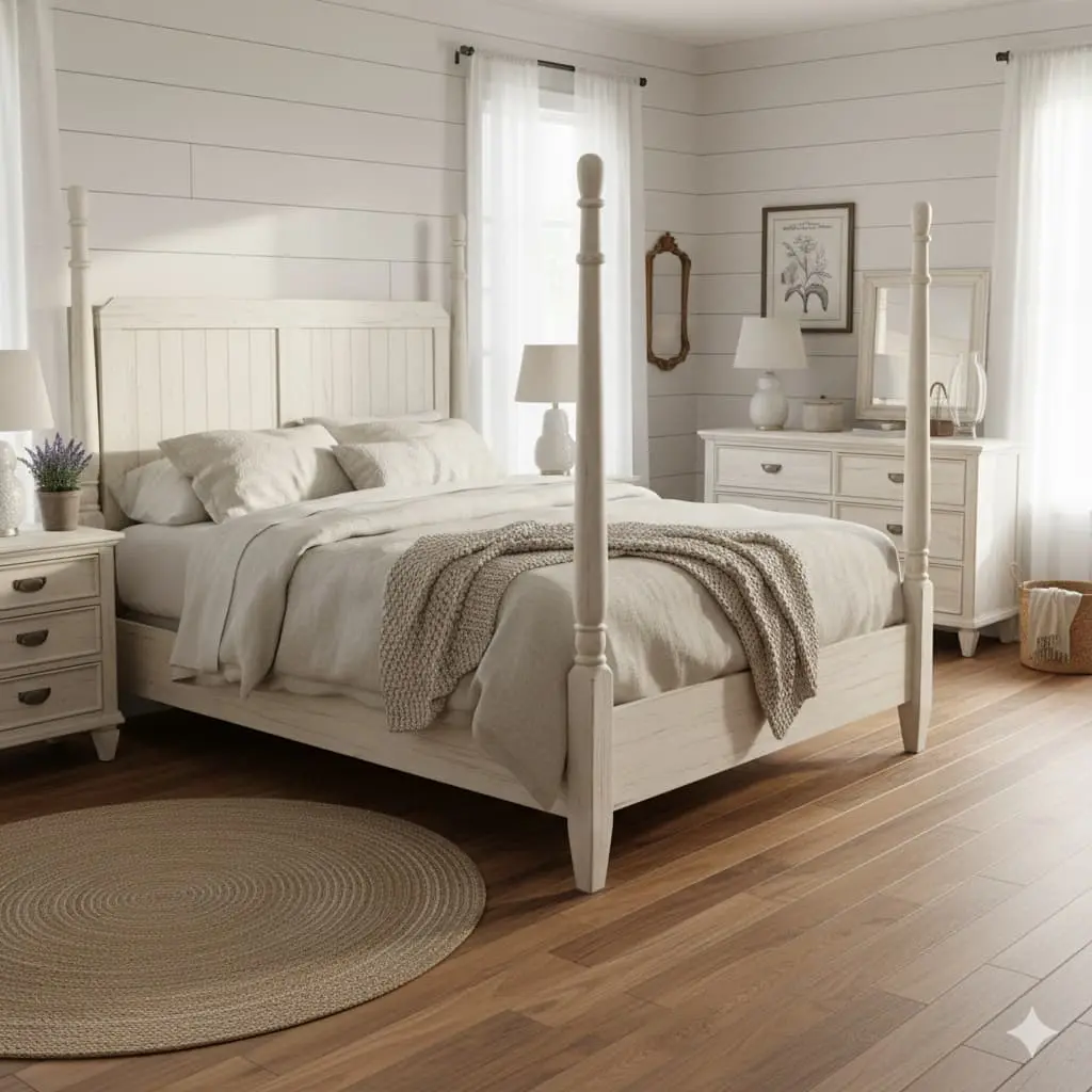 white bedroom set