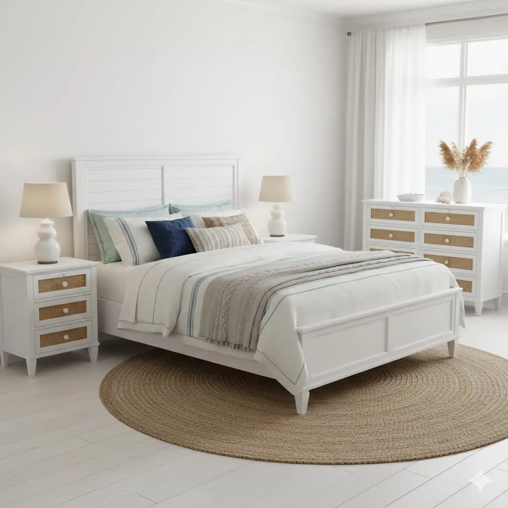 white queen bedroom set