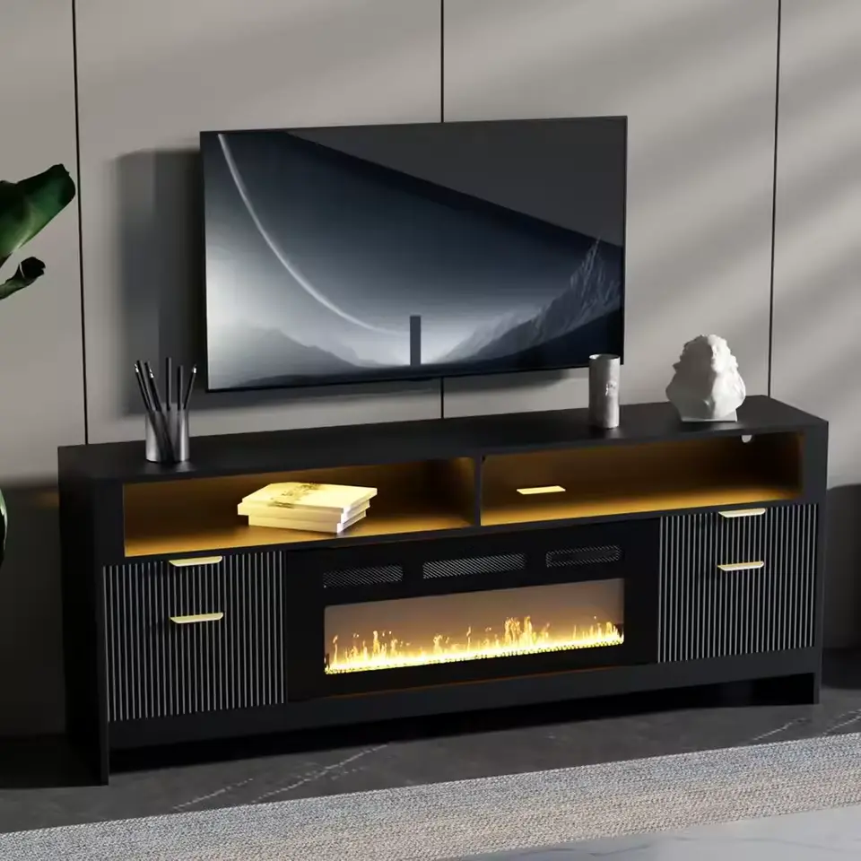 electric fireplace tv stand

