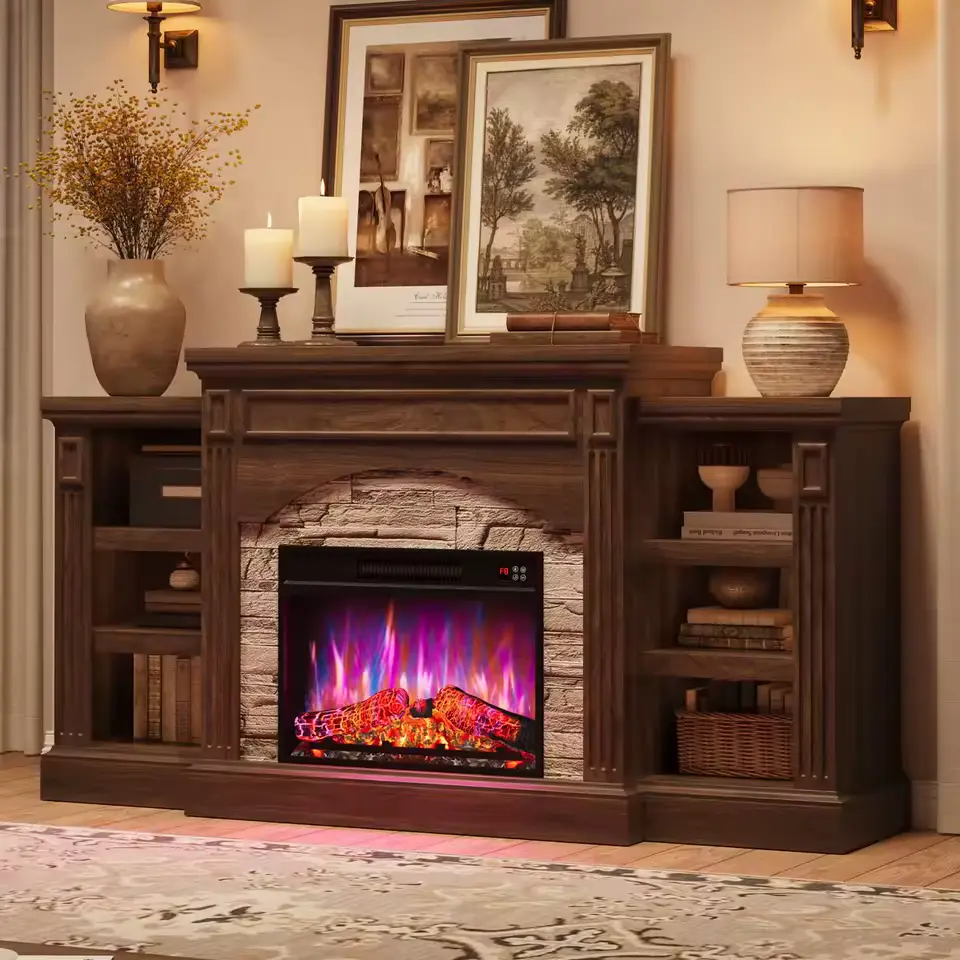 electric fireplace tv stand