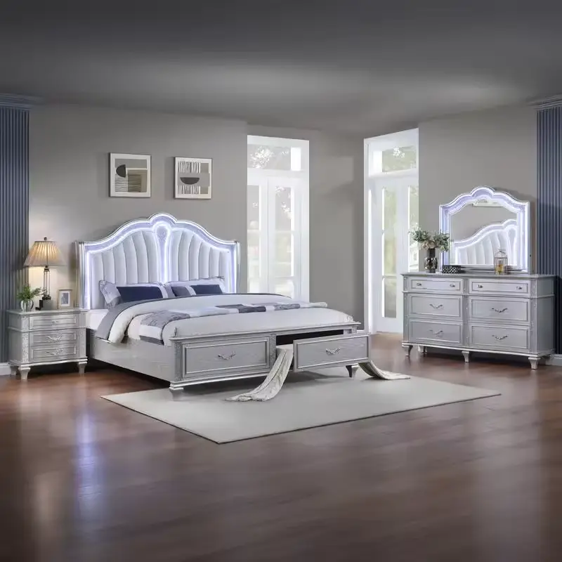 white queen bedroom set