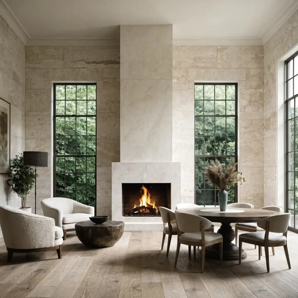 lounge room fireplace