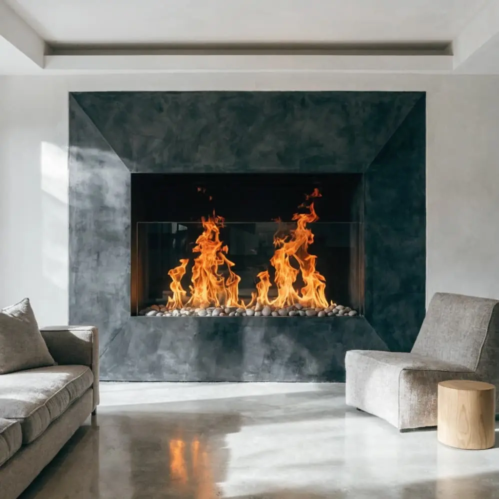 lounge room fireplace