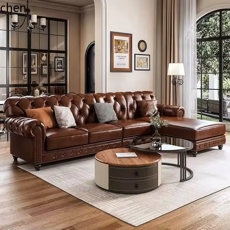 leather living room set