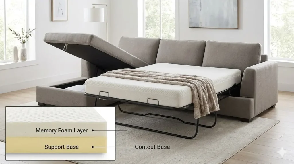 couch bed sectional