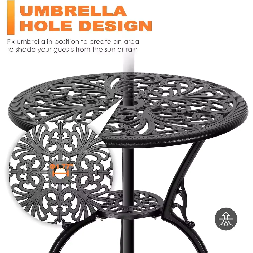 patio furniture set with umbrella