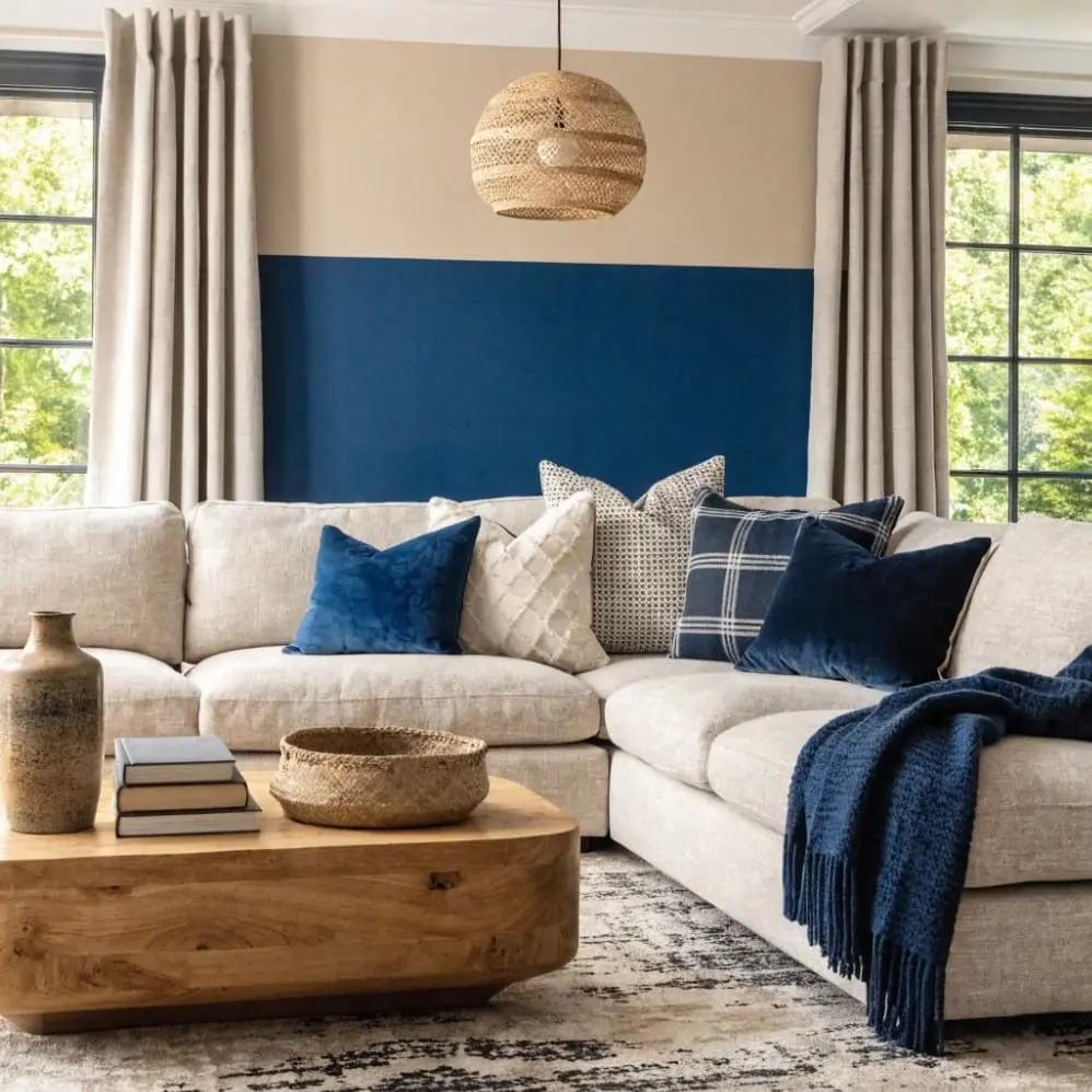 accent walls living room ideas