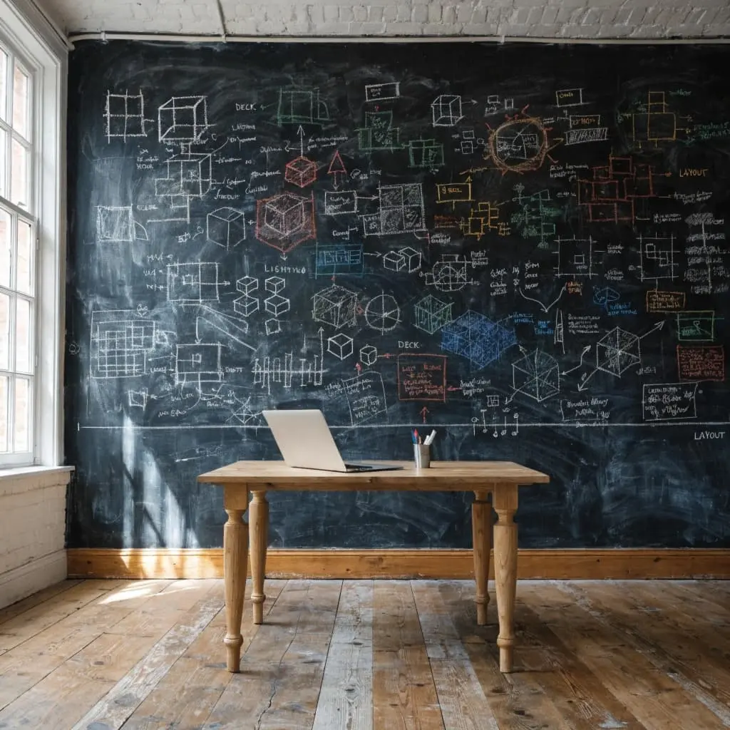 office accent wall