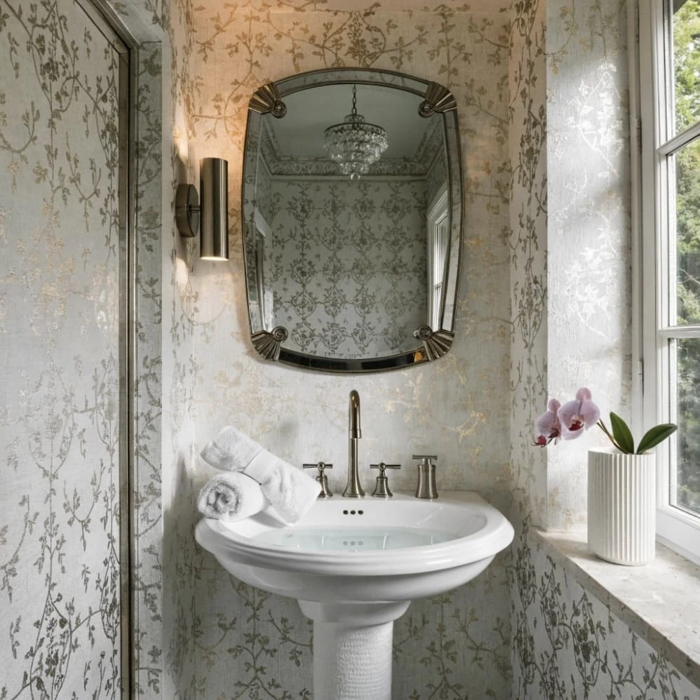 bathroom wall design