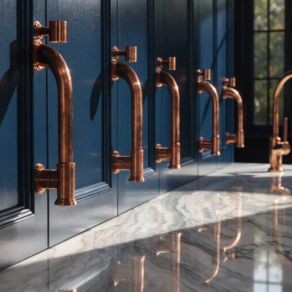 copper kitchen accents