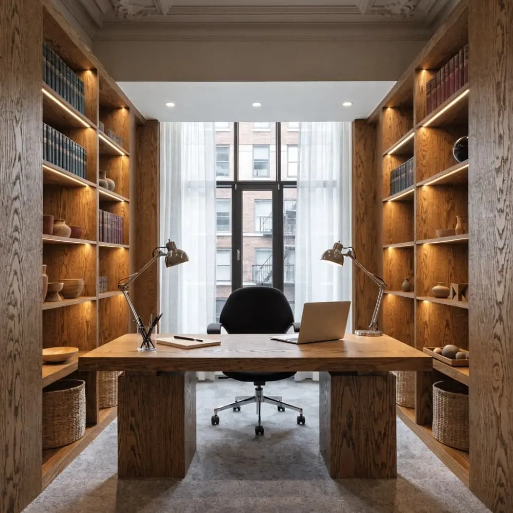 office accent wall