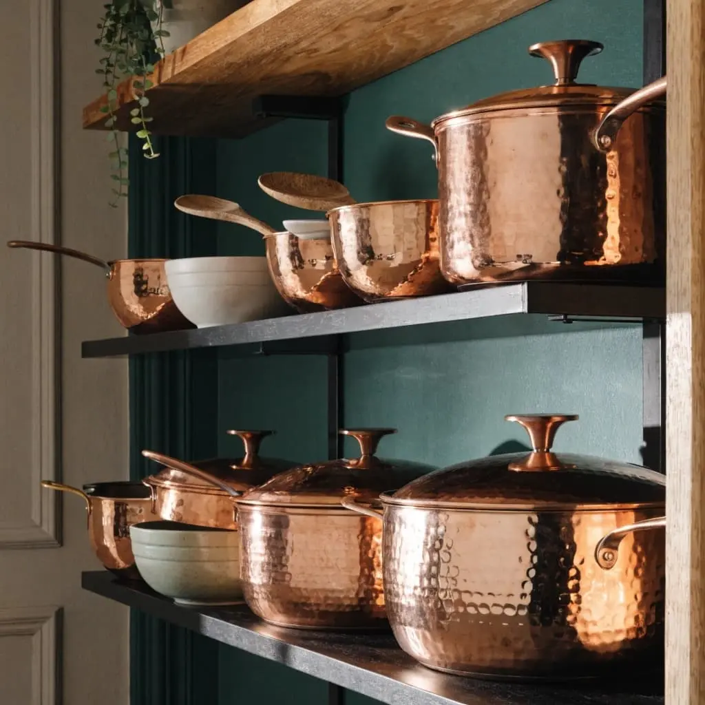 copper kitchen accents