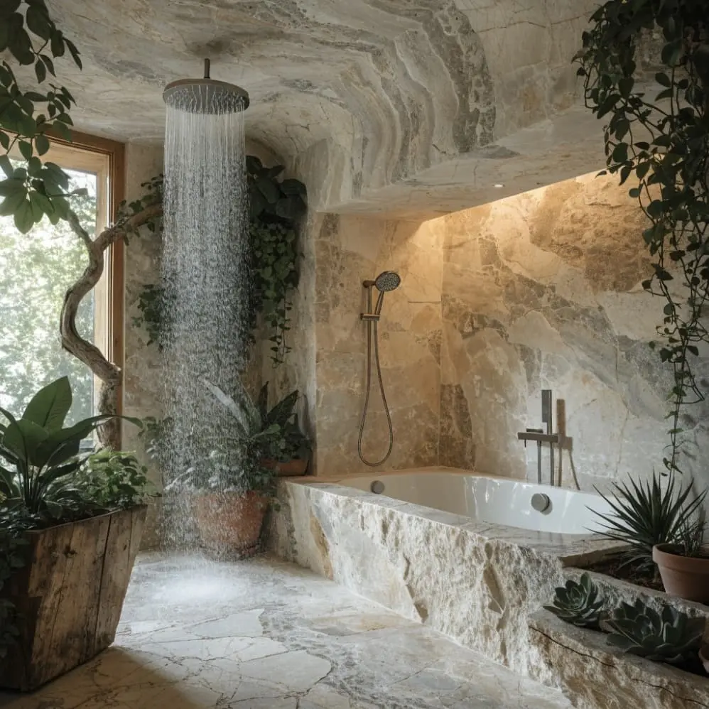 bathroom wall design