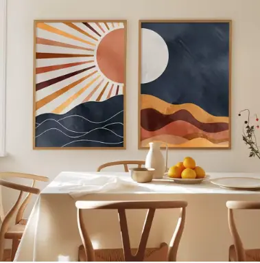 boho canvas wall art