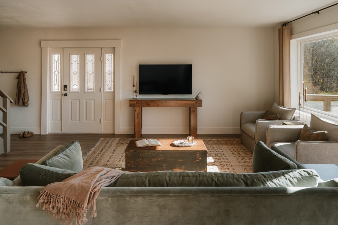 oak living room furniture - home decor idea 2