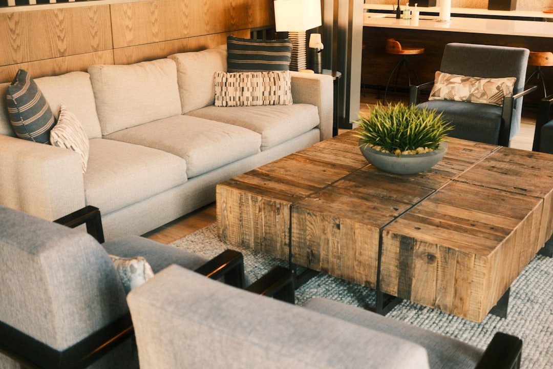 oak living room furniture - home decor idea 3