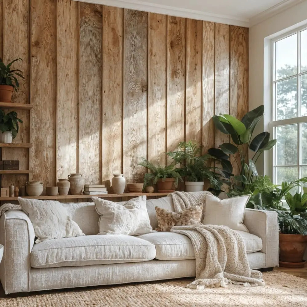 accent walls in living room