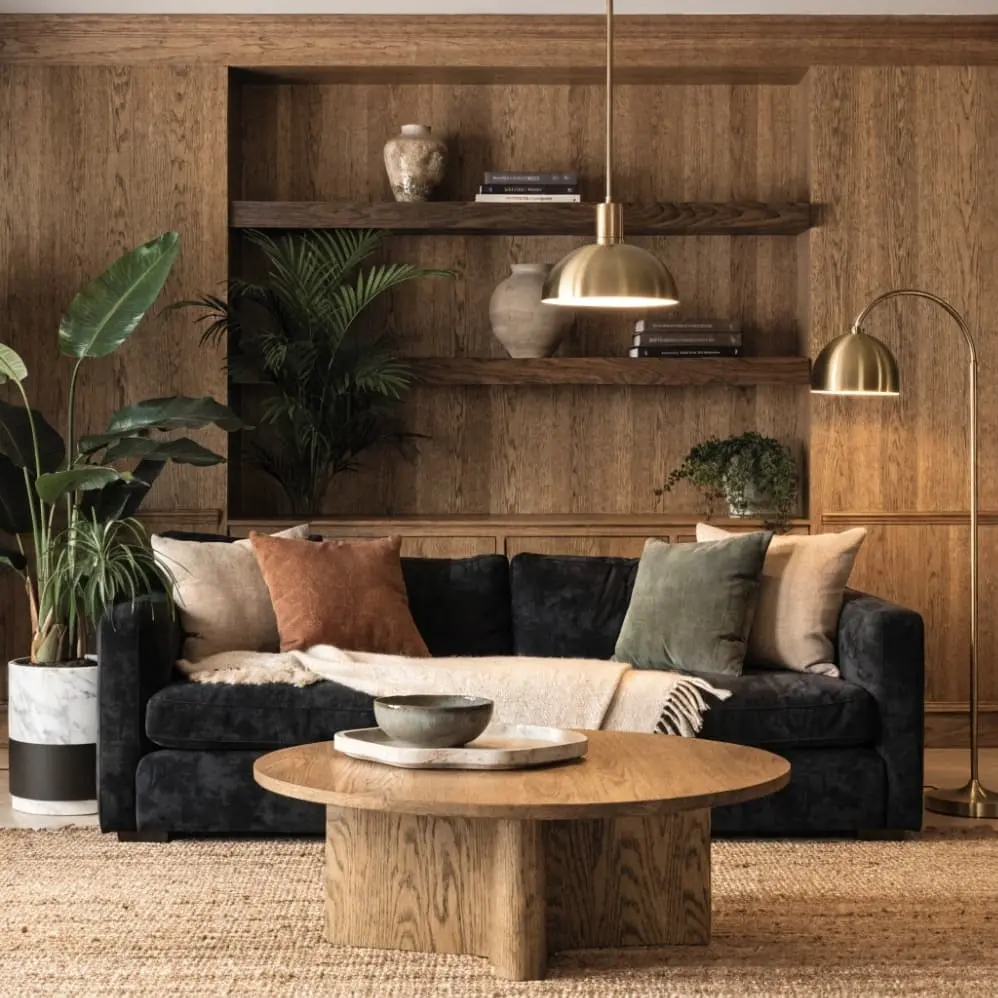 black sofa living room ideas