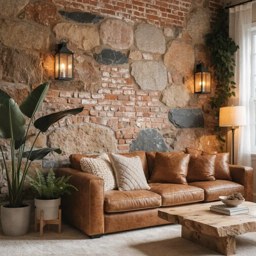 accent walls in living room