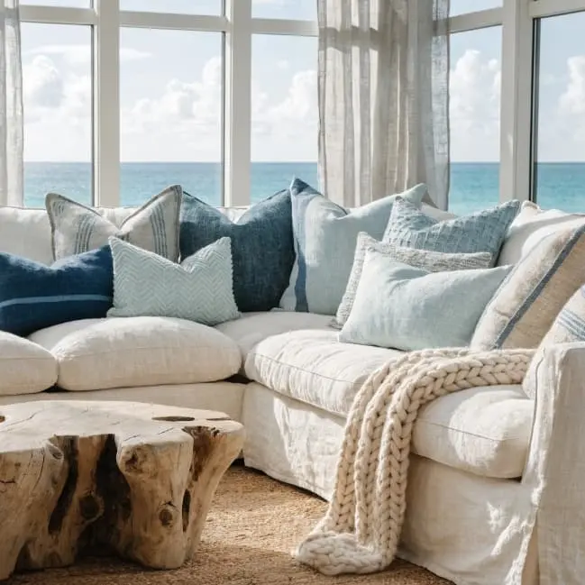 coastal sectional furniture