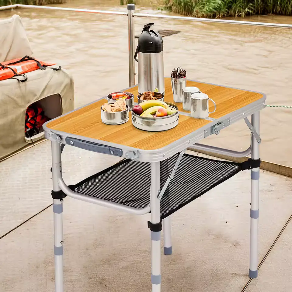 folding outdoor side table