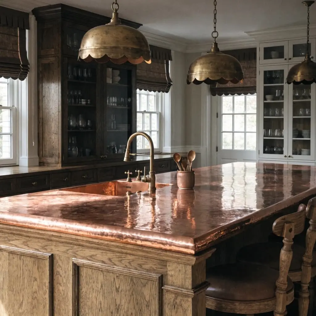 copper kitchen decorations