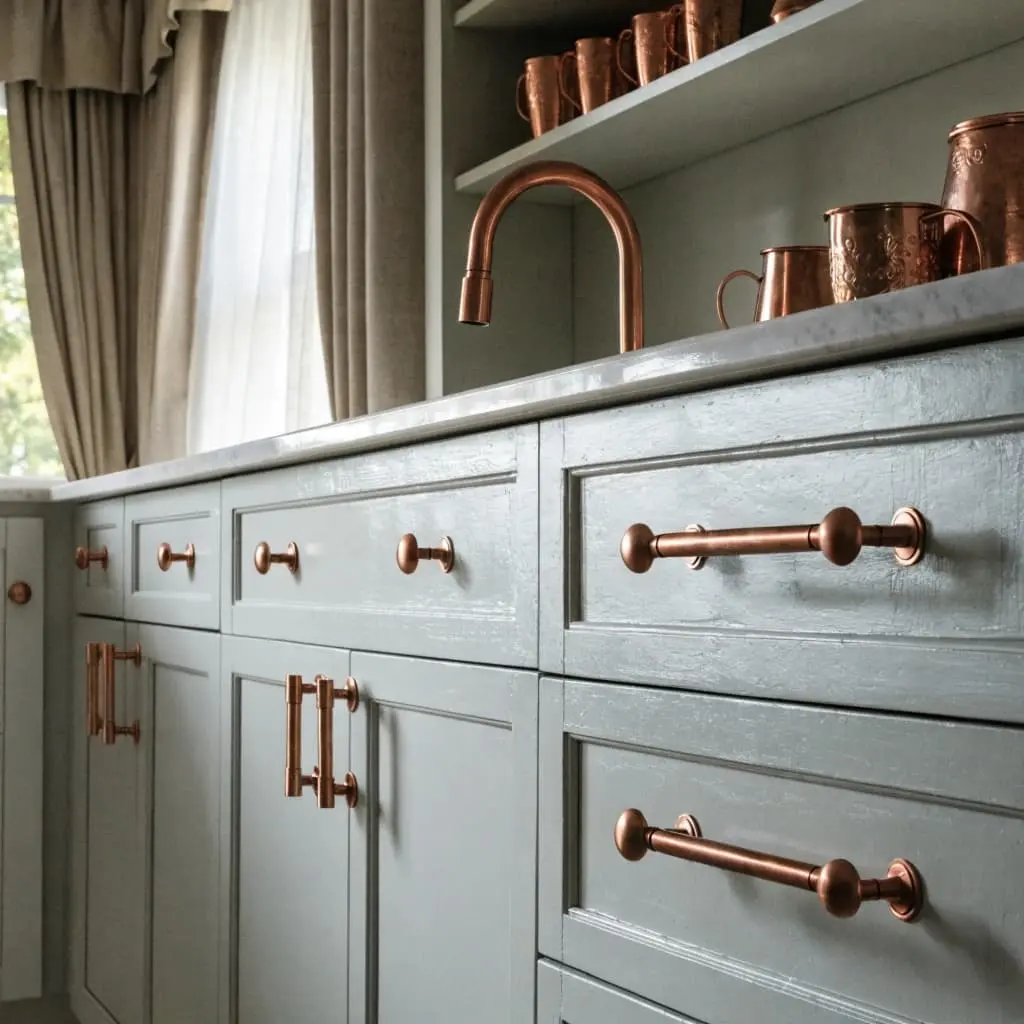 copper kitchen decorations