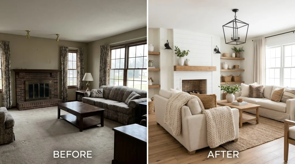 modern farmhouse home decor